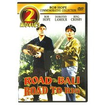 Road to Bali / Road to Rio (2-Disc DVD, 1949 &amp; 1952)   Bob Hope   Bing Crosby - $8.58