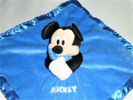 Disney Minnie Mouse security blanket lovey baby blue boy plush infant to... - $276.90 MXN