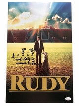 Rudy Ruettiger Signed 11x17 Movie Poster Hand Drawn Sack Play JSA COA Notre Dame - £189.97 GBP