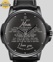 To My Mom Beautiful Unique Text Wrist Watch - $54.99