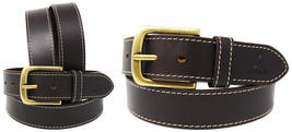 1.5&quot; Genuine Black Leather Men&#39;s Jeans Casual Belt 12CA010 - $417.96 MXN