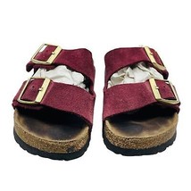 Birkenstock Arizona Suede Sandals Berry Purple Maroon  7 - 7.5 RARE - $60.00