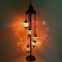 Turkish Moroccan Tiffany Style Glass Mosaic Floor Lamp Night Light - MC19 X 5 Bu - £155.54 GBP
