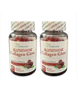 Nature Glow Glutathione Collagen Cranberry Flavor 60 Chewable Gummies - ... - $47.50 CAD