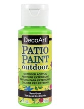 DecoArt Patio Paint Outdoor Acrylic Paint, Neon Green, 2 Fl. Oz. - £3.10 GBP