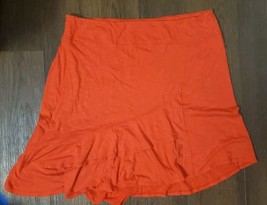 Toad &amp; Co Chachacha Organic Cotton Coral Elastic Waist Mini Skirt Size X... - £11.19 GBP