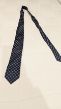 Merona Tie Blue with small flowers 100% Silk - £6.59 GBP