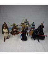 Hasbro Star Wars Lot of 9 4&quot; Action Figures with Accessories (1998-2004) - £43.82 GBP