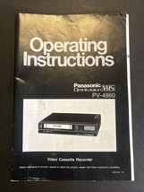 Panasonic Omnivision VHS PV-4860 Operating Instruction User Manual - $9.50