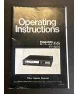 Panasonic Omnivision VHS PV-4860 Operating Instruction User Manual - $9.50