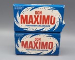 2 Vintage DON MAXIMO Laundry Bar Soap Detergent﻿ Made in Mexico Lot - $19.34