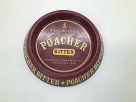 Vintage Whitbread Trophy Bitter Brewery Round Metal Tray English Pub - $9.90