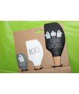 Rae Dunn 3 Piece Spatula Ghost Boo Squad Ghouls Halloween Kitchen Tool Set - £23.45 GBP