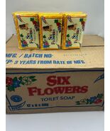 SIX FLOWERS BAR SOAP 80G. Case of 72 Pieces (72 x 80G) - $316.80