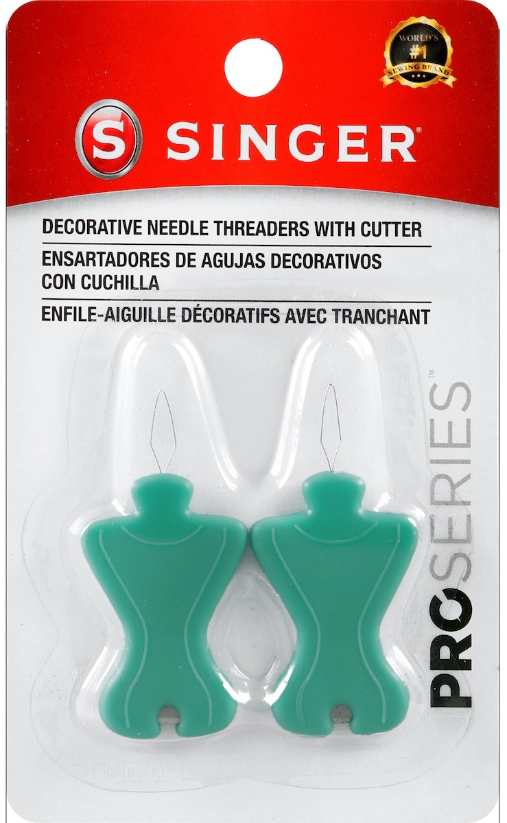 Singer QuiltPro Collectable Needle Threaders W/Cutter 2/Pkg - $13.36