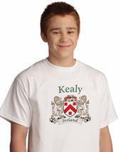 Kealy Irish Coat of arms tee Shirt in White - $15.63+