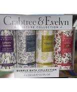 Crabtree &amp; Evelyn Signature Collection Bubble Bath Gift Set 4 Bottles - $34.62