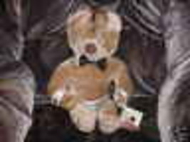 Chippendales Teddy Bear Plush Stuffed Toy With Tags Adorable - £39.65 GBP