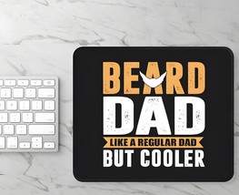 Mousepad - Rectangle Dad Mouse Pad - Beard - 10 in x 8 in - $12.97