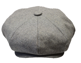Mens Fashion Classic Flannel Wool Apple Cap Hat by Bruno Capelo ME907 Gray - £35.85 GBP