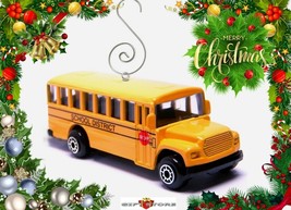 Christmas Tree Ornament (Blue Bird) Yellow School Bus Gm Custom Limited Edition - £22.89 GBP