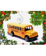 CHRISTMAS TREE ORNAMENT (BLUE BIRD) YELLOW SCHOOL BUS GM CUSTOM LIMITED ... - £22.72 GBP