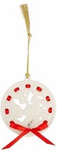 Lenox 2015 Partridge In A Pear Tree Ornament Round Christmas Red Ribbon NEW - £5.50 GBP