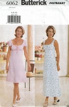 Butterick Sewing Pattern 6062 Dress Misses Size 6-10 - £7.14 GBP