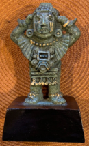 AZTEC Warrior God XIPE TOTEC Statue Green  w/Gold Jade Finish,  5.25&quot; [e... - €14,32 EUR