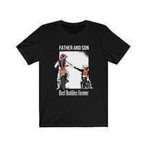Express Your Love Gifts Father and Son Best Buddies Tshirt Black - £20.16 GBP