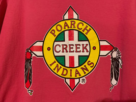 Nwot - Poarch Creek Indians Logo Adult Size 4XL Double Sided Short Sleeve Tee - £12.71 GBP