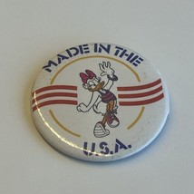 Vintage 1986 Disney DAISY DUCK &quot;Made in the USA&quot; Pin Back 2 1/4&quot; Button! - $8.00