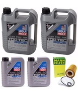 Oil Change Kit w/Liqui Moly Top Tech 4605 5W-30 Full Sythetic + MANN Oil... - $3,688.23 MXN