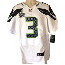 Nike Mens Seattle Seahawks Elite Jersey Color:White/Blue Size:52 - £239.48 GBP