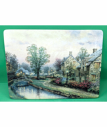Lamplight Lane 1997 Thomas Kinkade 8.25&quot; X 6.25&quot; Bradford Exchange Ceram... - $9.90