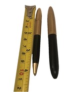 Sheaffer Lifetime Crest 14k Nib + Gold Filled Caps 4” Fountain Pen &amp; Pen... - $148.49