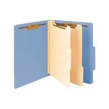 Smead Classification File Folder- 2 Divider - Blue- 10 Per Box - $1,647.63 MXN