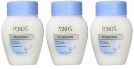 (3 Pack) NEW Pond&#39;s Dry Skin Cream Rich Hydrating Moisturizer 6.50 Ounces - £22.57 GBP