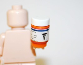 Medicine Pill Bottle  Can for minifigures - $1.40