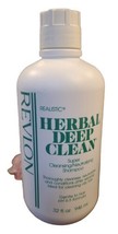 Revlon REALISTIC HERBAL DEEP CLEAN Shampoo Neutralizing pH 6.5 32 fl oz ... - $48.37