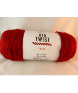 Big Twist Value Yarn Deep Red Dye Lot #630484  Weight#4 100% Acrylic 6oz... - $11.39 CAD