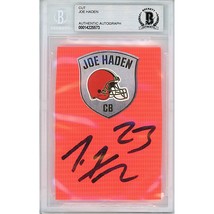 Joe Haden Cleveland Browns Signed Football Pylon Beckett Auth Autograph ... - $98.97