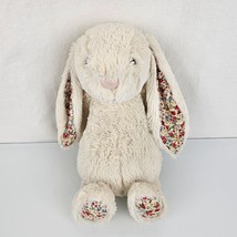 Jellycat London Retired White/Crème Bashful Bunny Flower Floral Ears &amp; F... - £22.08 GBP