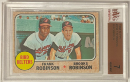 Brooks Robinson/Frank Robinson 1968 Topps Bird Belters Baseball Card #530- BVG G - £92.02 GBP