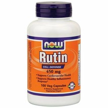 Now Foods Rutin 450 mg - 100 Veg Capsules - $18.03