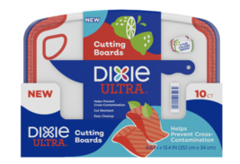 Dixie Ultra Disposable Paper Meal Prep Cutting Boards, 10” x 13”, Pack o... - $7.79