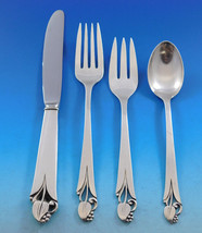 Woodlily by Frank Smith Sterling Silver Flatware Set for 12 Service 57 pieces - £2,332.39 GBP