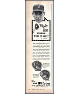 1950s Ted Williams Wilson Baseball Gloves PRINT AD BX3 - $139.27 MXN
