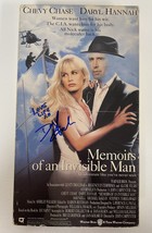 Daryl Hannah Signed Autographed &quot;Memoirs of an Invisible Man&quot; VHS Movie - £31.34 GBP