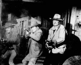 The Train Robbers 1973 Rod Taylor Ben Johnson John Wayne open fire 4x6 photo - $6.99